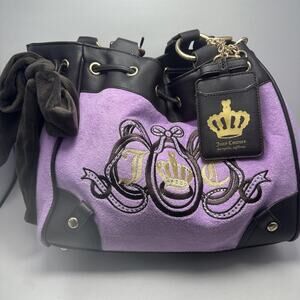 NWT Juicy Couture Lovers Club Daydreamer Tote Purple Violet Tulle